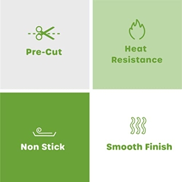 Comfy Package 200 Count Non-Stick Baking Parchment Paper