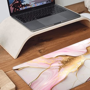 CANFLASHION Desk Pad, Large Gaming Mouse Pad with Style