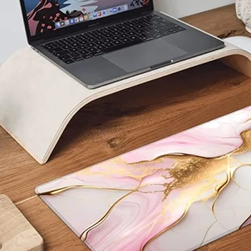 CANFLASHION Desk Pad, Large Gaming Mouse Pad with Style