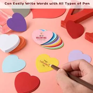 360 Pieces Small Heart Cutouts Paper Heart Shapes 2" Assorted Color Heart Confetti Heart Die Cuts for Valentine's Day Craft Wedding Party Decor, Kid's Love and Peace School Craft Projects,12 Colors