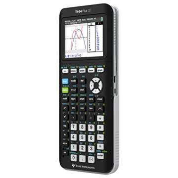 Texas Instruments TI-84 PLUS CE Graphing Calculator, Black (Frustration-Free Packaging) (84PLCE/PWB/...
