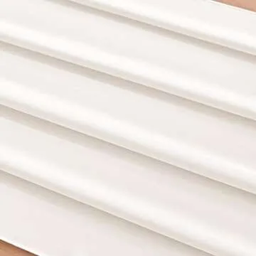 Socomi Ivory White Chiffon Table Runner Perfect for Weddings