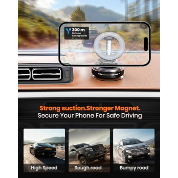 Boowe Ultra Strong Magnetic Phone Holder for Cars 2026