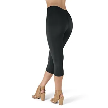 High Waisted Black Leggings with Pockets for Women