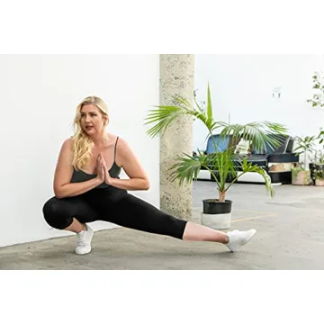 High Waisted Black Leggings with Pockets for Women