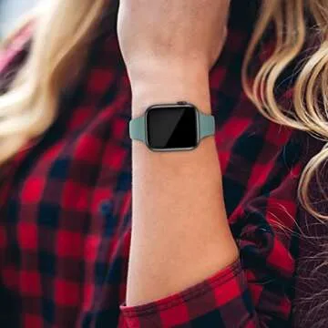 Stylish Acrbiutu Thin Silicone Band for Apple Watch