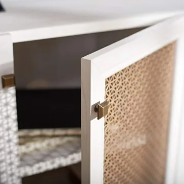 Beautiful Safavieh Piran 4-Door Media TV Stand for Entertaining