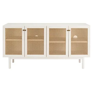 Beautiful Safavieh Piran 4-Door Media TV Stand for Entertaining