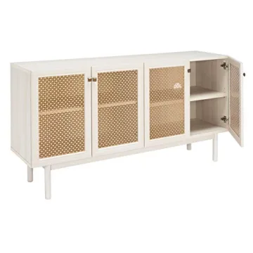 Beautiful Safavieh Piran 4-Door Media TV Stand for Entertaining