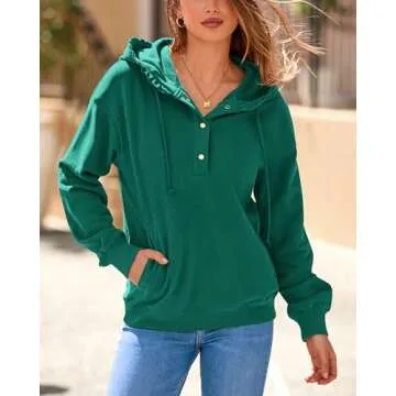 PRETTYGARDEN Women Sweatshirt - Cozy & Chic with Ruffles