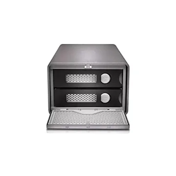 SanDisk Professional 40TB G-RAID 2 - Enterprise-Class 2-Bay Desktop Drive, 7200RPM Ultrastar Drive Inside, Thunderbolt 3, USB-C, HDMI Port, Hardware RAID - SDPH62H-040T-NBAAD, Space Grey