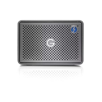 SanDisk Professional 40TB G-RAID 2 - Enterprise-Class 2-Bay Desktop Drive, 7200RPM Ultrastar Drive Inside, Thunderbolt 3, USB-C, HDMI Port, Hardware RAID - SDPH62H-040T-NBAAD, Space Grey