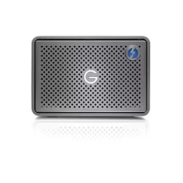 SanDisk Professional 40TB G-RAID 2 - Enterprise-Class 2-Bay Desktop Drive, 7200RPM Ultrastar Drive Inside, Thunderbolt 3, USB-C, HDMI Port, Hardware RAID - SDPH62H-040T-NBAAD, Space Grey