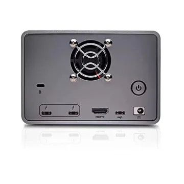 SanDisk Professional 40TB G-RAID 2 - Enterprise-Class 2-Bay Desktop Drive, 7200RPM Ultrastar Drive Inside, Thunderbolt 3, USB-C, HDMI Port, Hardware RAID - SDPH62H-040T-NBAAD, Space Grey