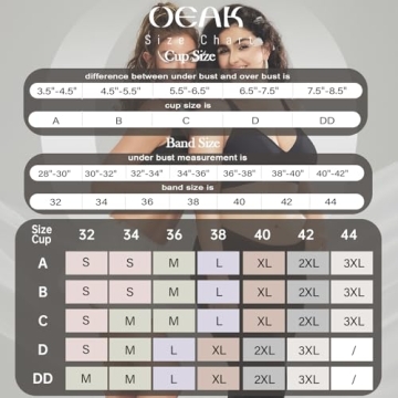 OEAK Deep V Wireless Bra Comfortable Supportful Bralettes