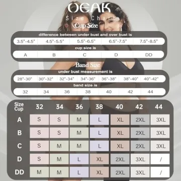 OEAK Deep V Wireless Bra Comfortable Supportful Bralettes