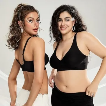 OEAK Deep V Wireless Bra Comfortable Supportful Bralettes