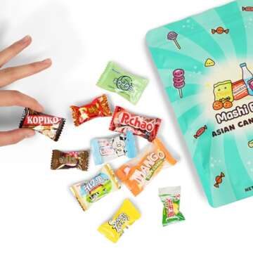 Mashi Box Asian Candy Mystery Variety Pack | 40 PCS | Mix of Japanese/Chinese/Vietnamese/Korean/Indo...