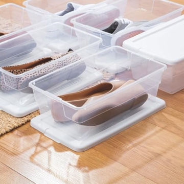 Sterilite Clear Stackable Storage Bins for Every Need