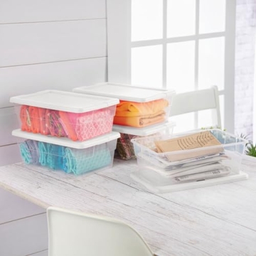 Sterilite Clear Stackable Storage Bins for Every Need