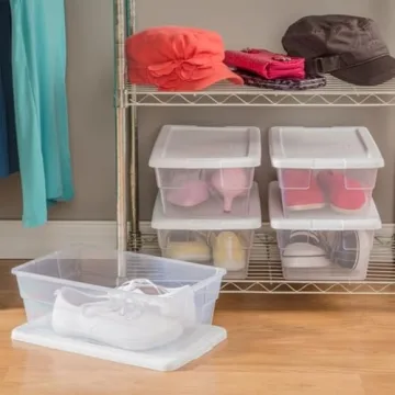 Sterilite Clear Stackable Storage Bins for Every Need