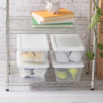 Sterilite Clear Stackable Storage Bins for Every Need