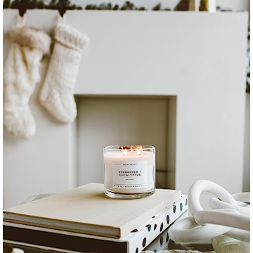 Calyan Wax Candle | Apples & Maple Bourbon | 3 Wicks