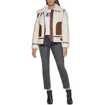 Levi's Women's Sherpa Moto Jacket - Stylish & Warm for Winter