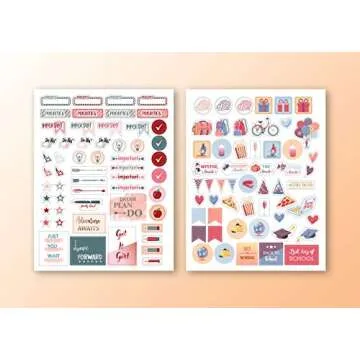 Colorful Student Planner Stickers for Organized Success