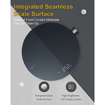 HOTO Smart Food Scale - Digital Kitchen Scale with Precise Sensor