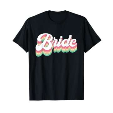 Bachelorette Bride To Be Retro Vintage Style T-Shirt
