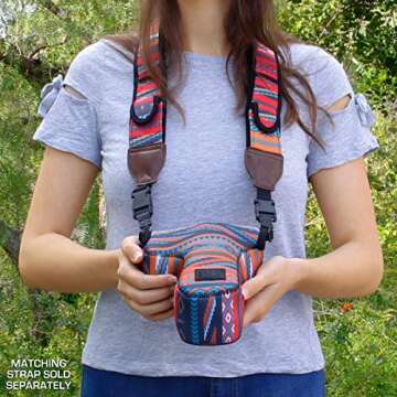 USA GEAR DSLR Camera Sleeve with Neoprene Protection and Storage