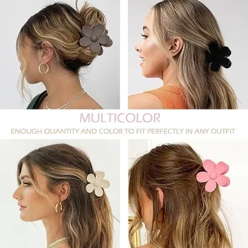 Large Hair Claw Clips 12 Pack Strong Hold Thick Hair