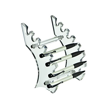 AMT Acrylic Pen Holder, CLEAR Makeup Display, Thick and Sturdy, Organizer Holder for Makeup Brush Fo...