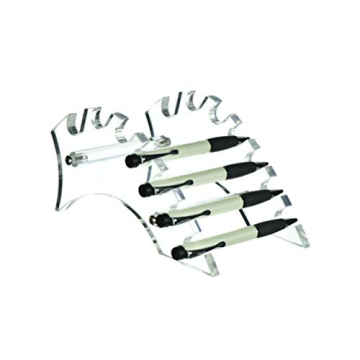 AMT 7-Slot Acrylic Pen Holder for Makeup and Pens