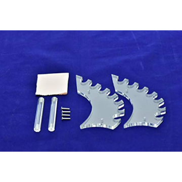 AMT 7-Slot Acrylic Pen Holder for Makeup and Pens