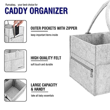 Runsabay Versatile Baby Diaper Caddie Organizer for All