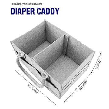 Runsabay Versatile Baby Diaper Caddie Organizer for All
