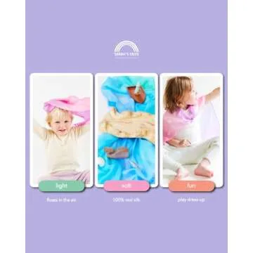 Sarah's Silks Enchanted Mini Playsilks Set for Kids
