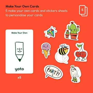 Yoto Make Your Own Cards – 5 Blank Audio Cards for Use with Player & Mini All-in-1 Audio Device, R...