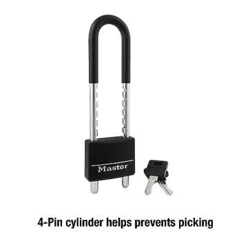 Master Lock 527D Adjustable Shackle Padlock for Security