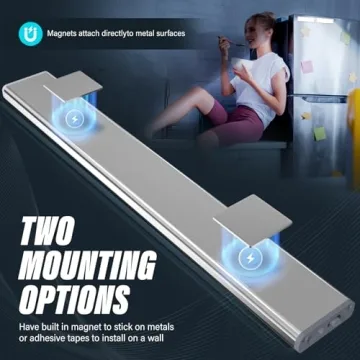 KIFACI Rechargeable Under Cabinet Lighting - 12 Inch Dual Pack