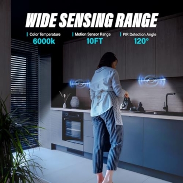 KIFACI Rechargeable Under Cabinet Lighting - 12 Inch Dual Pack