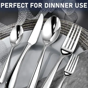 STILLOYE 30-Piece Premium Stainless Steel Silverware Set