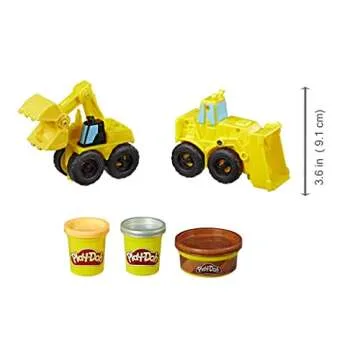 Play-Doh Excavator & Loader Trucks for Kids' Fun