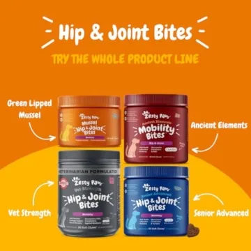 Zesty Paws Hip and Joint Supplement - Bacon Flavor 90 Count