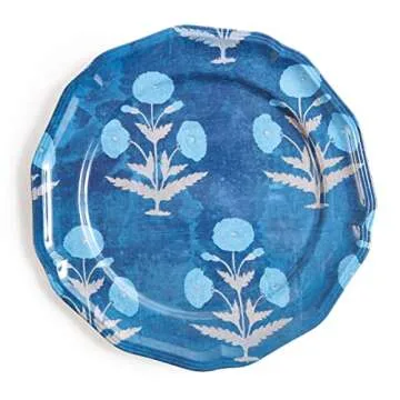 Thomas Paul Poppy Blue Side Plates Set of 4 for Dining