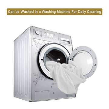 UTEBIT White Photo Backdrop White Photography Polyester Background Thicken Chromakey Cloth Collapsible for Photoshoot YouTube Video Studio Booth Shooting (10x12ft, White)