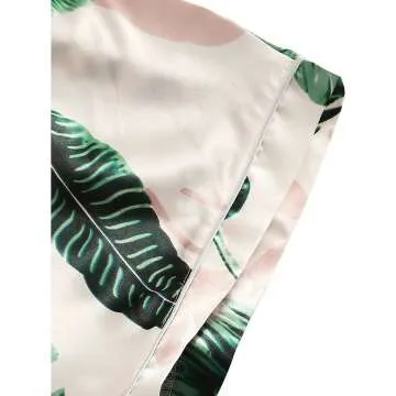 Stylish Women's Notch Collar Pajama Set