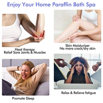 Ejiubas Paraffin Wax Machine Quick Heating Spa Kit